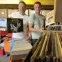 Markus und Manfred Krisper handeln mit Schallplatten, CDs und Musik-Kassetten