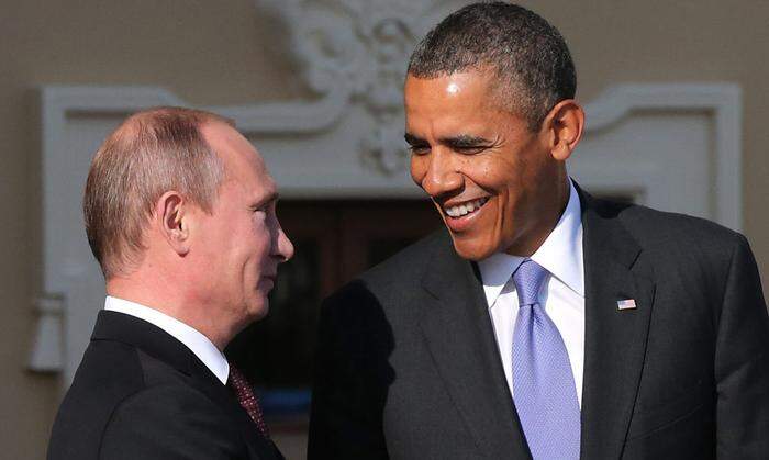 Obama mit Kremlchef Putin