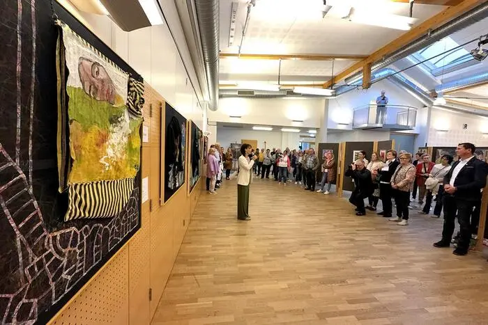 Die ersten Künstlervernissage in der Kulturbaustelle Söchau (kurz KUBA).