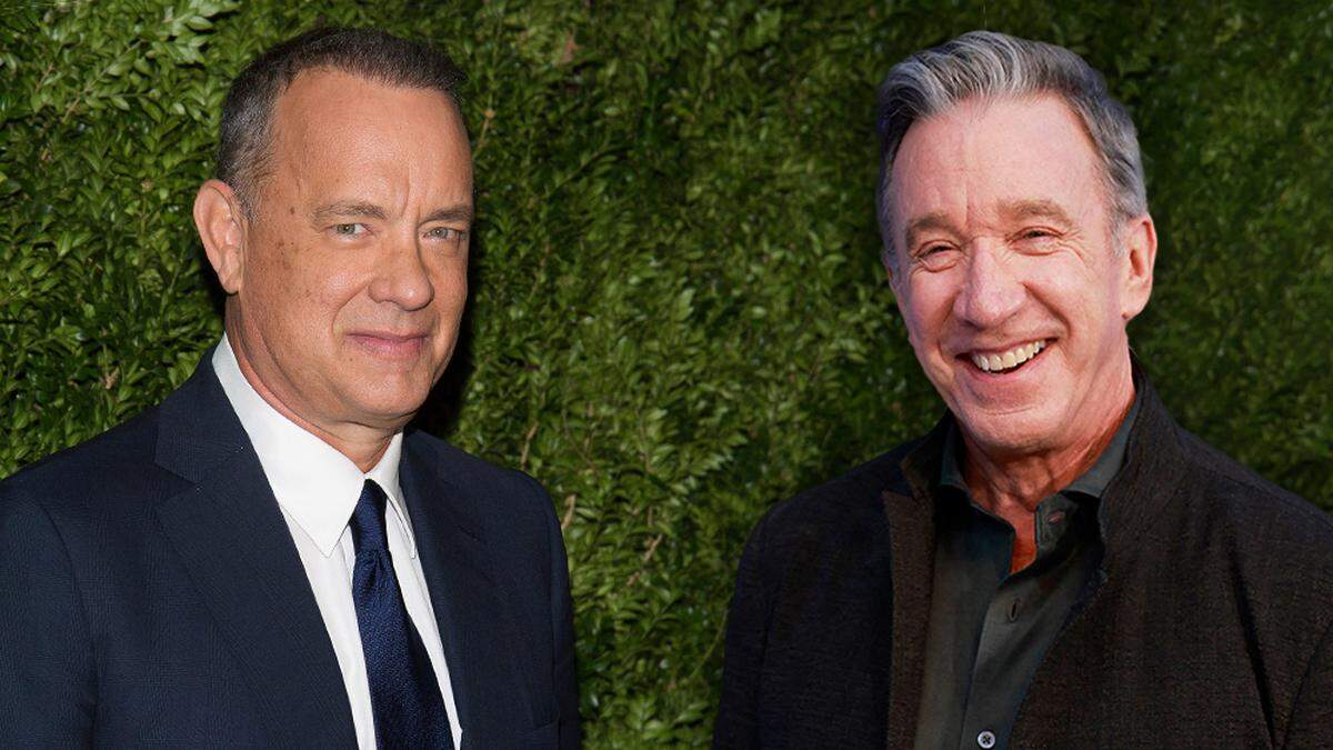 Tom Hanks und Tim Allen teilen sich das Essen