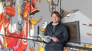 Florian Satzinger gestaltete zuletzt für das Styria Media Center eine "Zeitungsente"