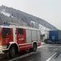 LKW-Unfall auf der Tauernautobahn (A 10) Donnerstagfrüh