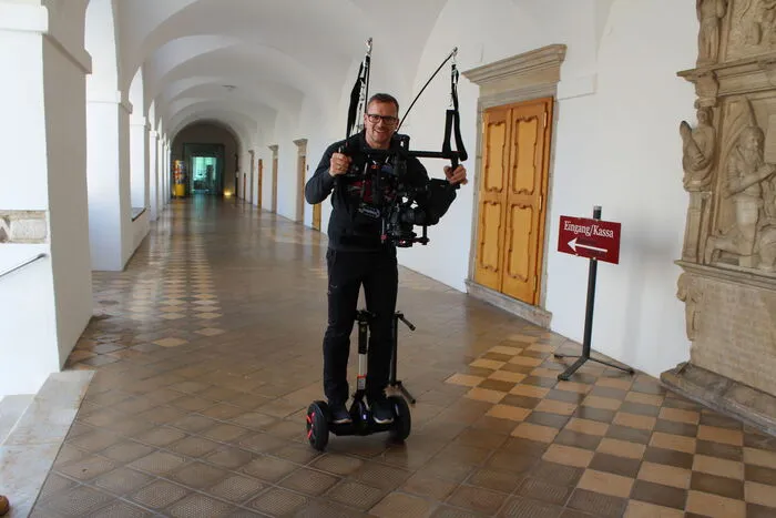 Ein besonderes Kameraequipment kam zum Einsatz.