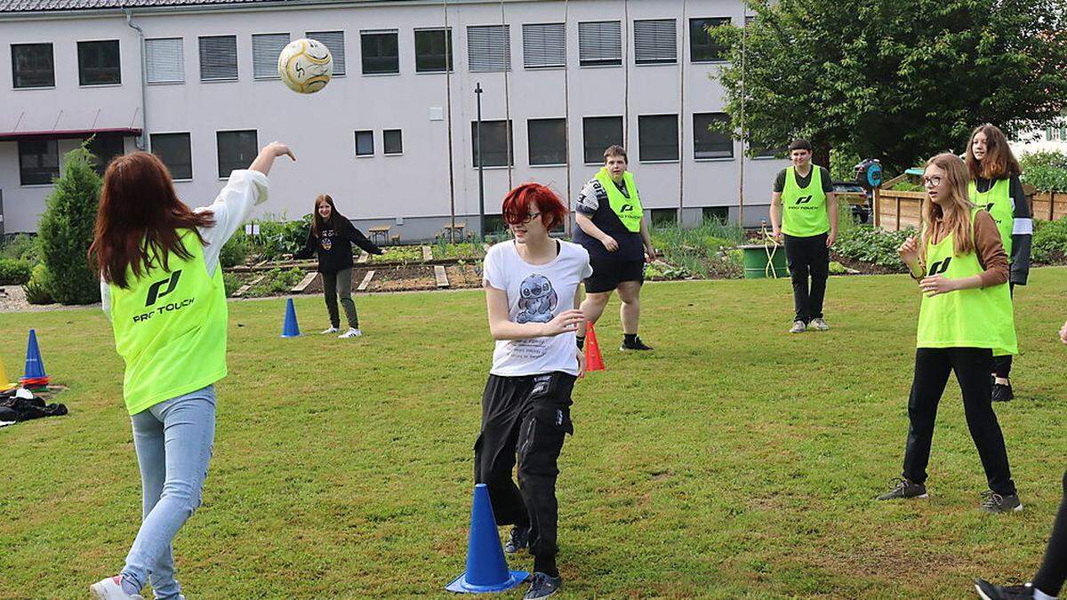 Das Kick-Off-Event stand im Zeichen von Bewegung an der frischen Luft