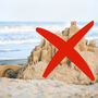 In Sylt darf man am Strand keine Sandburgen bauen