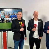 Michael Lorber, Johnny Ertl und Franco Foda (von links)