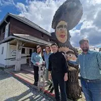 Das neue Team im Alten Almhaus: Andrea Anton, Alexandra und Nicu Anitei, Emanuel Anton 
