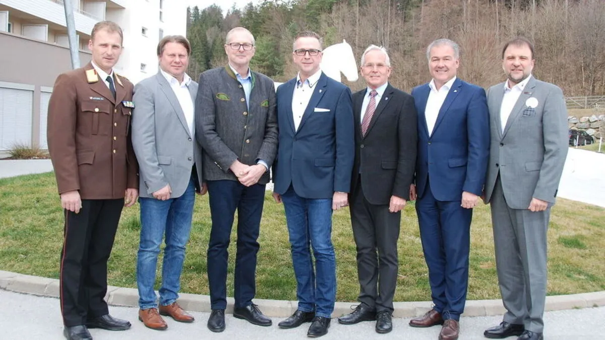Christian Leitgeb, Jürgen Kreiner, Johann Bernsteiner, Helmut Linhart, Alois Lipp, Günter Riedenbauer und  Ernst Knes