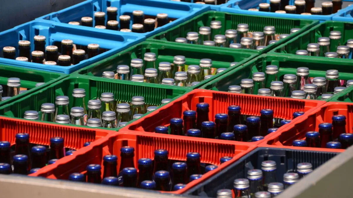 Mehrwegquoten: 60 Prozent bei Bier, 20 Prozent bei Mineralwasser, 10 Prozent bei Milch