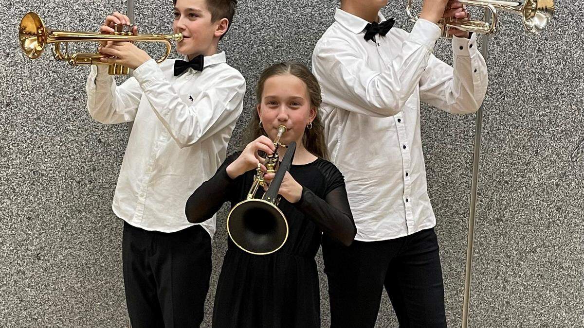 'The Trumpestic Three' der MS Bärnbach