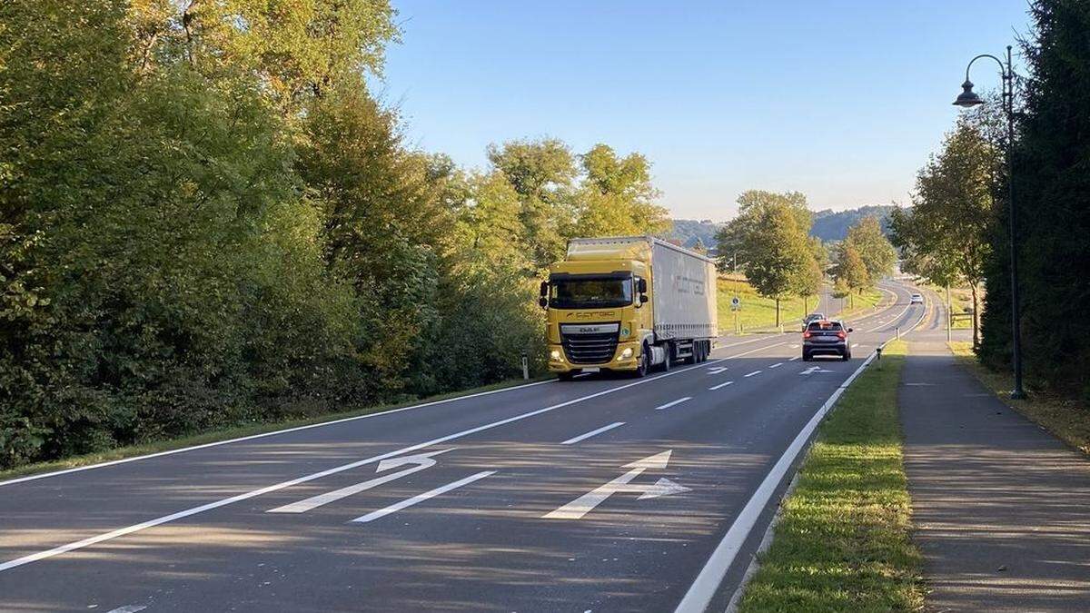 Anrainer der L 201 bei Kirchberg an der Raab fordern den Ausbau der B 68 vehement - als Entlastung der L 201