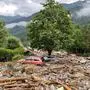 Autos wurden von der Mure im Mölltal erfasst