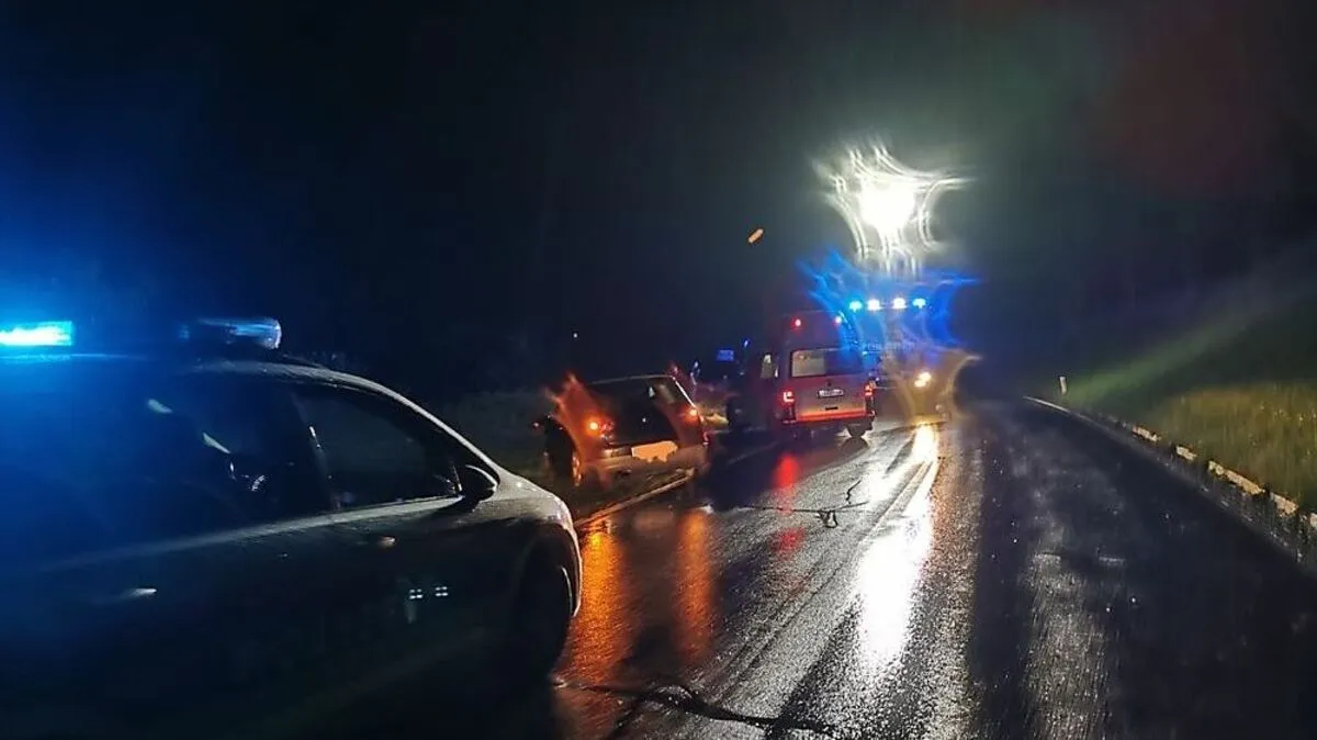 Die Feuerwehr Leutschach, Polizei Heimschuh und das Rote Kreuz waren im Einsatz