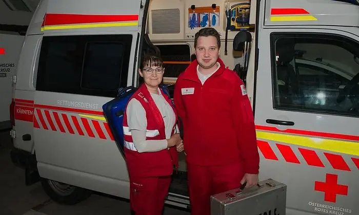 Margit Sonvilla und Kollege Christopher Linder