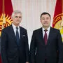 Außenminister Linhart bei Präsident Schaparow in Bischkek