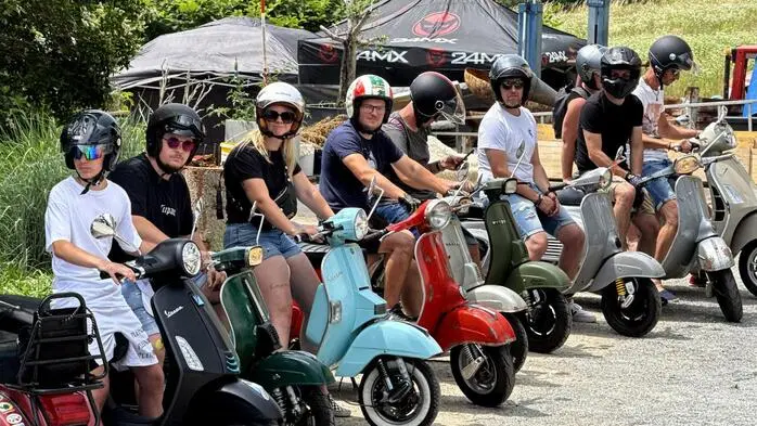 Ganz im Zeichen von Klassikern wie Schaltroller mit oder ohne Patina stand das Treffen des Vespa Clubs Fürstenfeld.