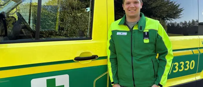 Sascha Hosp aus Wies arbeitet beim Grünen Kreuz und konnte nun auch privat Leben retten