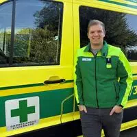 Sascha Hosp aus Wies arbeitet beim Grünen Kreuz und konnte nun auch privat Leben retten