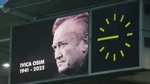 GRAZ,AUSTRIA,04.MAY.22 - SOCCER - ADMIRAL Bundesliga, SK Sturm Graz, commemoration Ivica Osim. Image shows Ivan Osim on a display.
Photo: GEPA pictures/ Chris Bauer