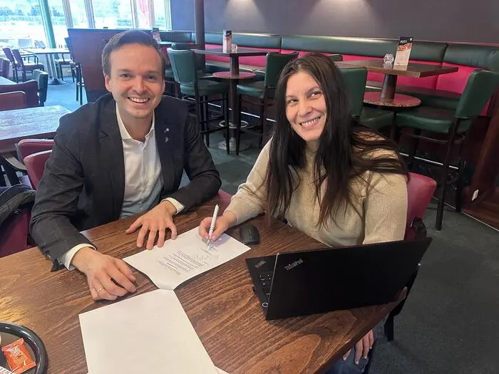 Johannes Wagner mit Elitsa Polizoeva