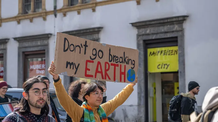 Der "weltweite Klimastreik" fand am Freitag auch in Graz statt.