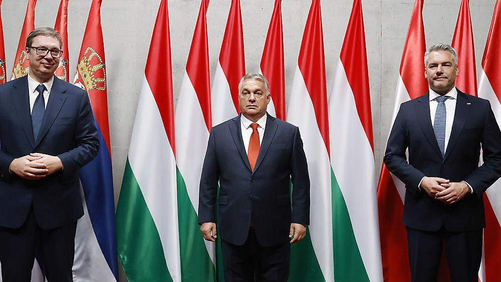 Vucic, Orban, Nehammer
