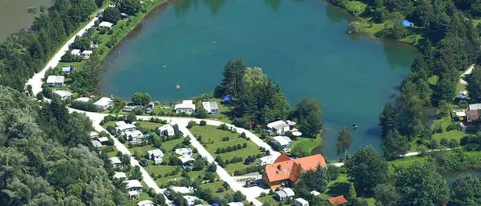 Auf der Murinsel campt es sich besonders gut