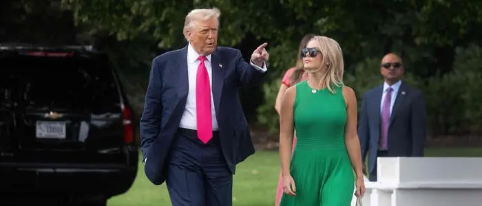 Donald Trump und Karoline Leavitt
