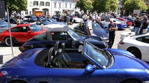 172 Porsche-Fahrer reisten eigens nach Fürstenfeld zum Treffen an