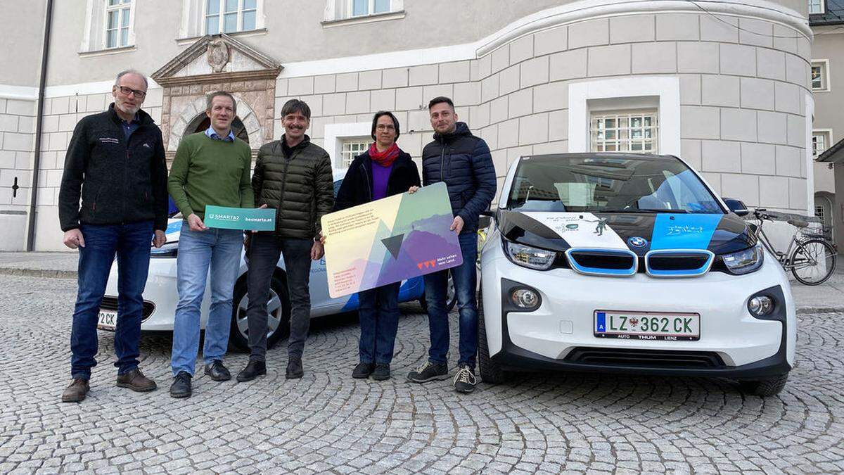 Albert Pichler, Michael Hohenwarter, Dietmar Ruggenthaler (RMO), Alexandra Medwedeff (VVT), Manfred Mair (Regionalenergie) 