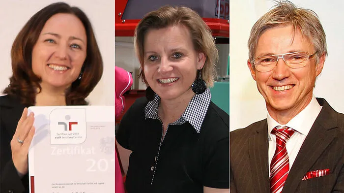 Viel positives Feedback dank Trigos-Gewinn: Ute Habenicht, Claudia Daniel, Seppi Müller (von links)