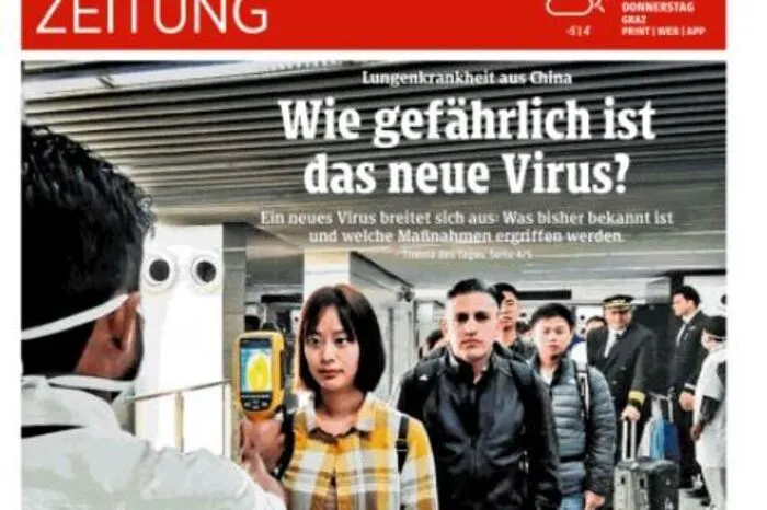 Zum ersten Mal das Coronavirus auf der Titelseite: Wie gefährlich ist die Krankheit in China?