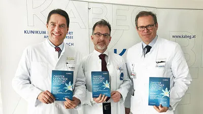 Die Primarärzte Mittermair, Raunik und Eisterer laden zum zweiten Kärntner Krebstag