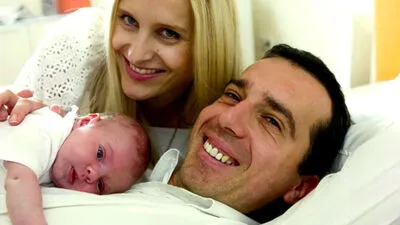 Kern mit seiner Ehefrau Eveline und einem seiner vier Kinder