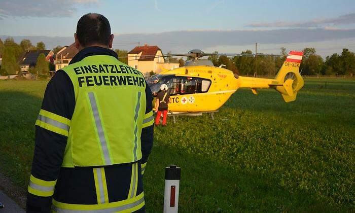 Der Schwerverletzte wurde ins Wiener AKH geflogen