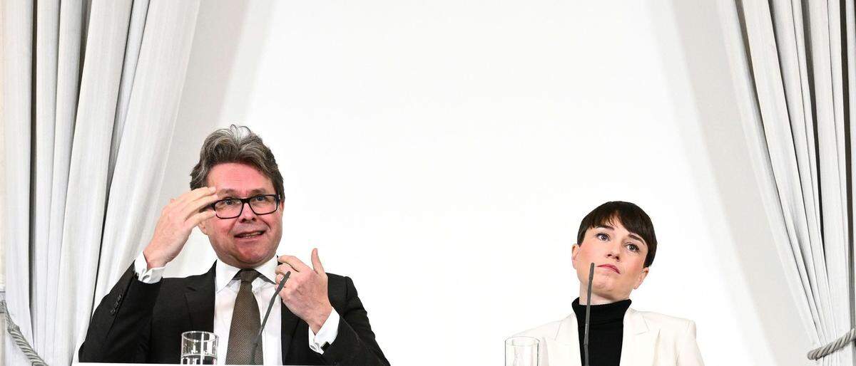 Martin Polaschek (ÖVP) und die grüne Klubobfrau Sigrid Maurer.