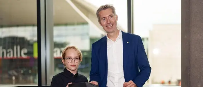 Neffe und Onkel mit technologischem Gespür: Felix Warga und Markus Fallenböck
