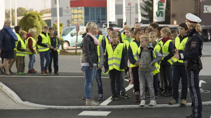 Schulwegsicherungs-Aktion in Seiersberg-Pirka