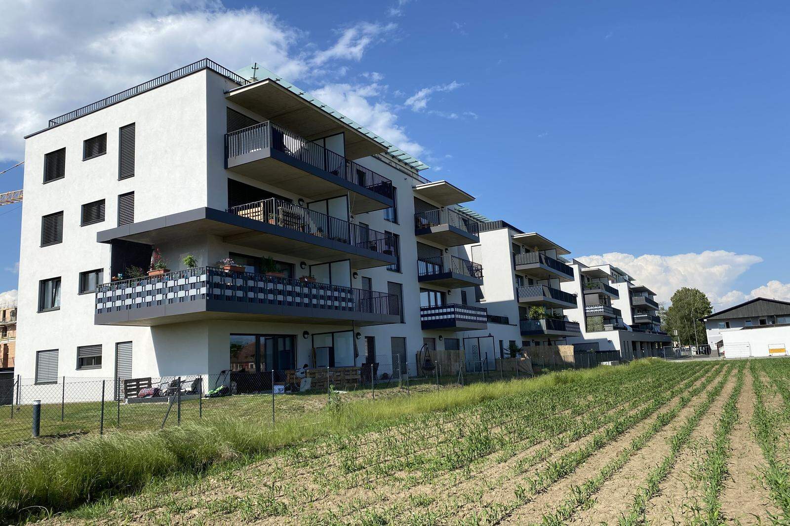 &quot;Das Ritter&quot; in Feldkirchen bei Graz ist ein geförderter Wohnbau mit 45 Wohnungen in der Größe von 40 bis 119 Quadratmetern