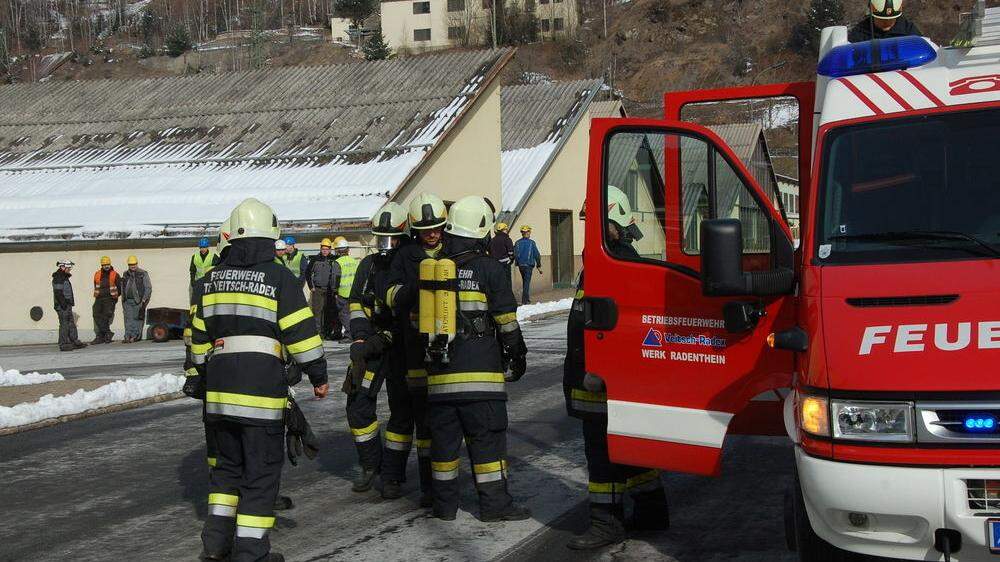 Etwa 60 Feuerwehrleute waren im Einsatz