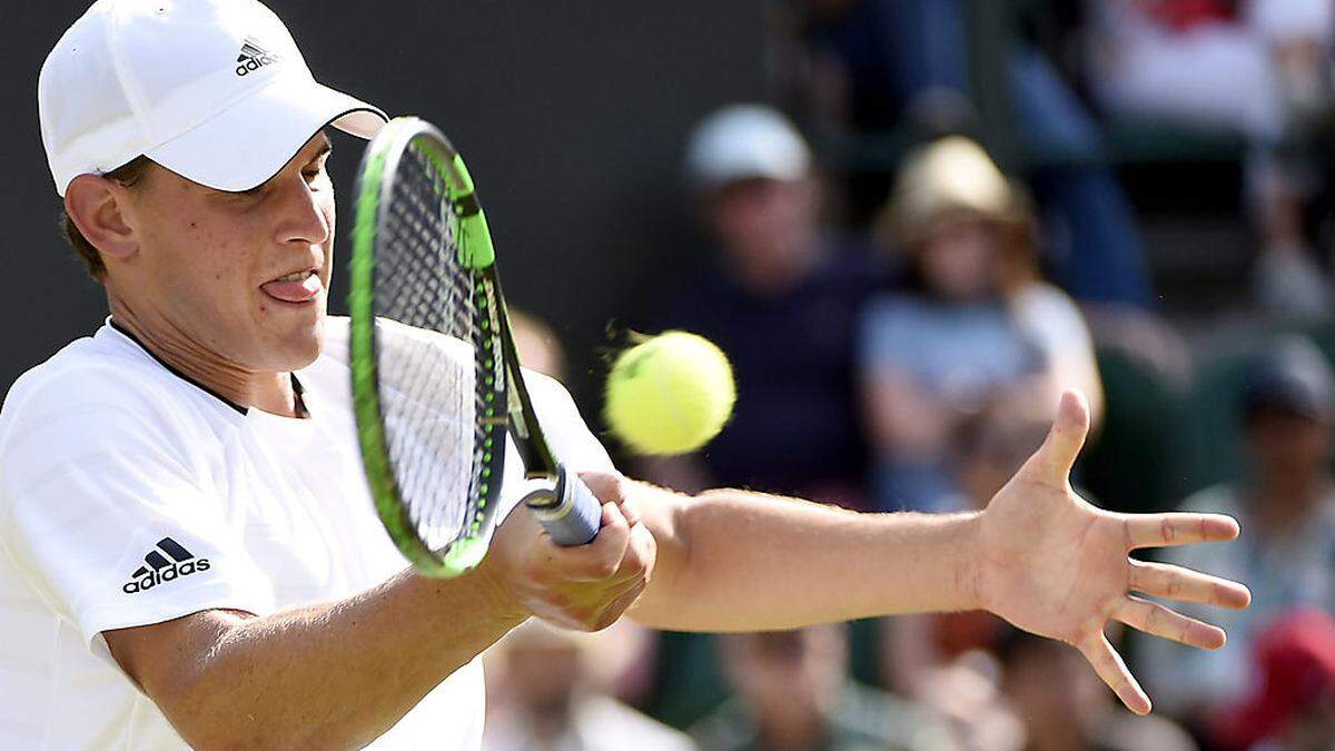 Dominic Thiem kämpfte verbissen, schied aber nach großem Kampf aus