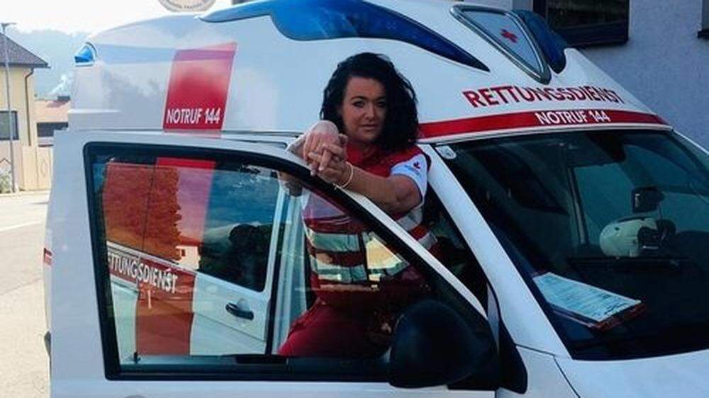 Silvia Millechner ist seit 2004 hauptberuflich beim Roten Kreuz, derzeit pausiert sie