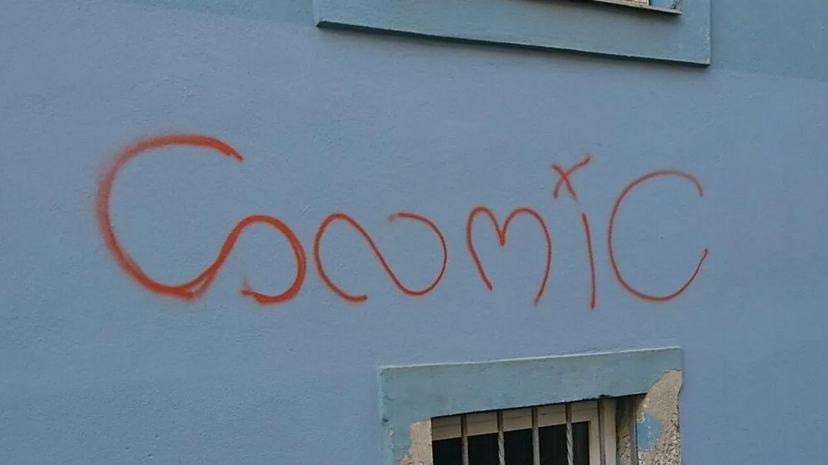 Schriftzüge wie dieser hatten sich zuletzt wieder gehäuft 