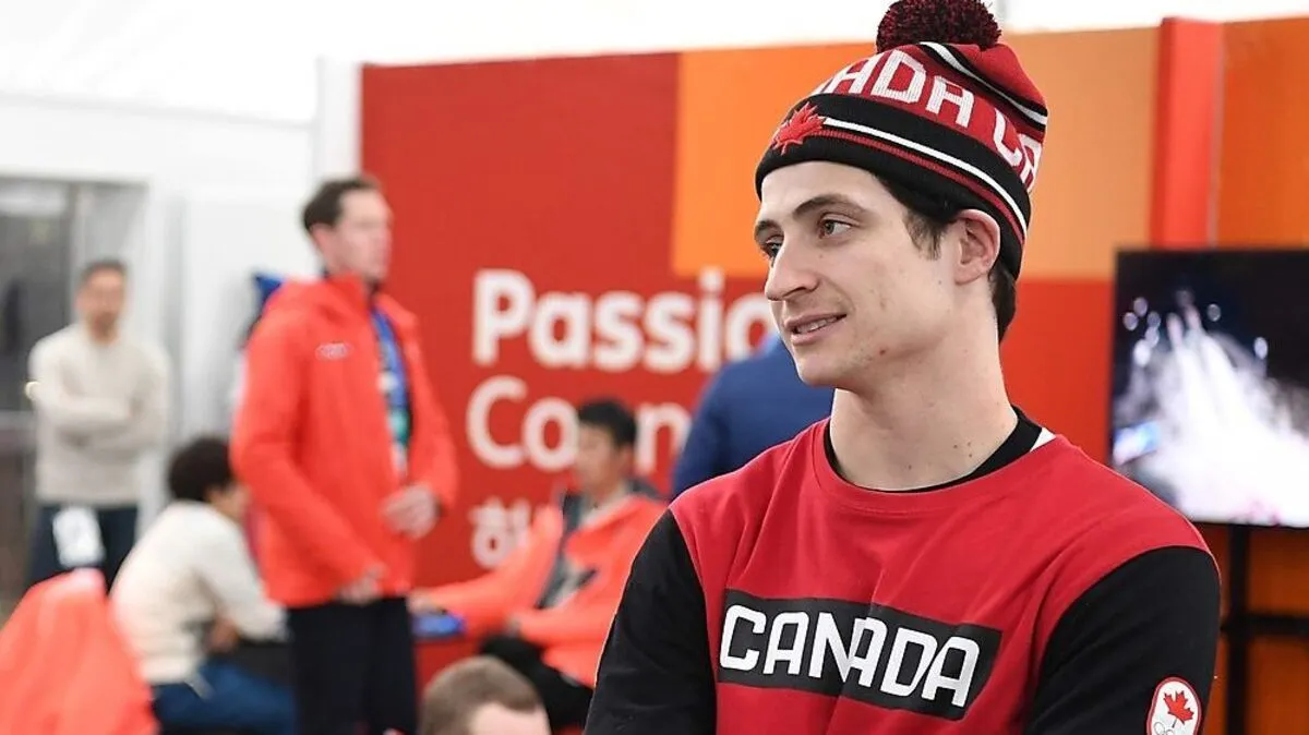 Eiskunstläufer Scott Moir ist normalerweise für grazile Bewegungen am Eis bekannt.