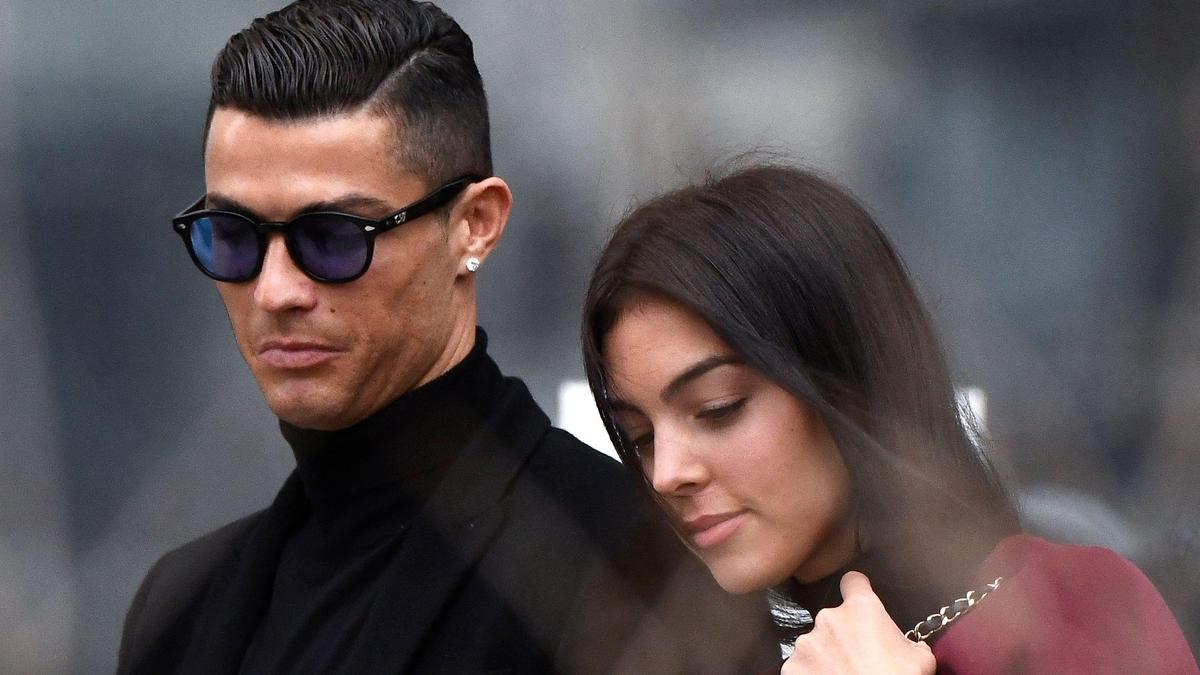 Cristiano Ronaldo mit Lebenspartnerin Georgina Rodriguez