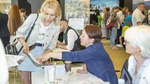 Zur Jobmesse von AMS und WK Steiermark Ende Mai kamen Hunderte