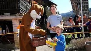 Bei frühlingshaften Temperaturen wurde am Ostersonntag das Kinderfestival veranstaltet