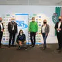 WKO-Direktor Karl Heinz Dernoscheg, AK-Chef Josef Pesserl, Franz Bachler, Luis Tritscher, Karl Schmidhofer, Renate Götschl, Landesrat Christopher Drexler und Andreas Hausberger (von links)