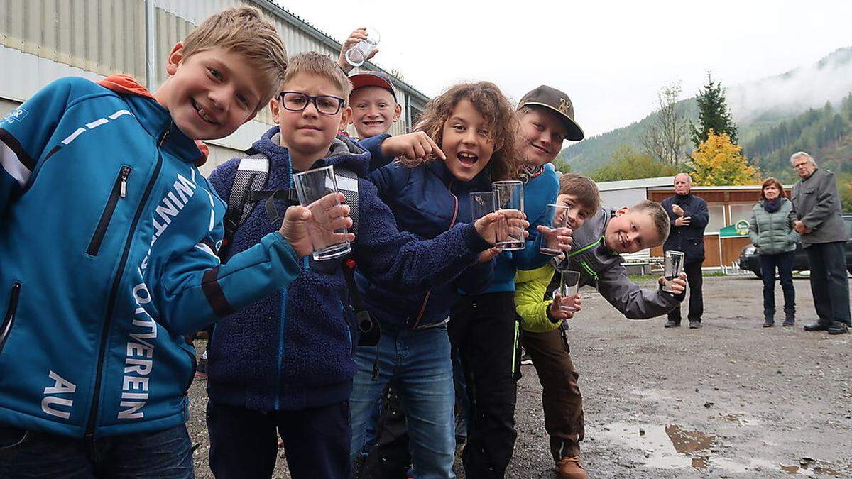 Im Vorjahr war die Freude über den selbstgepressten Saft groß