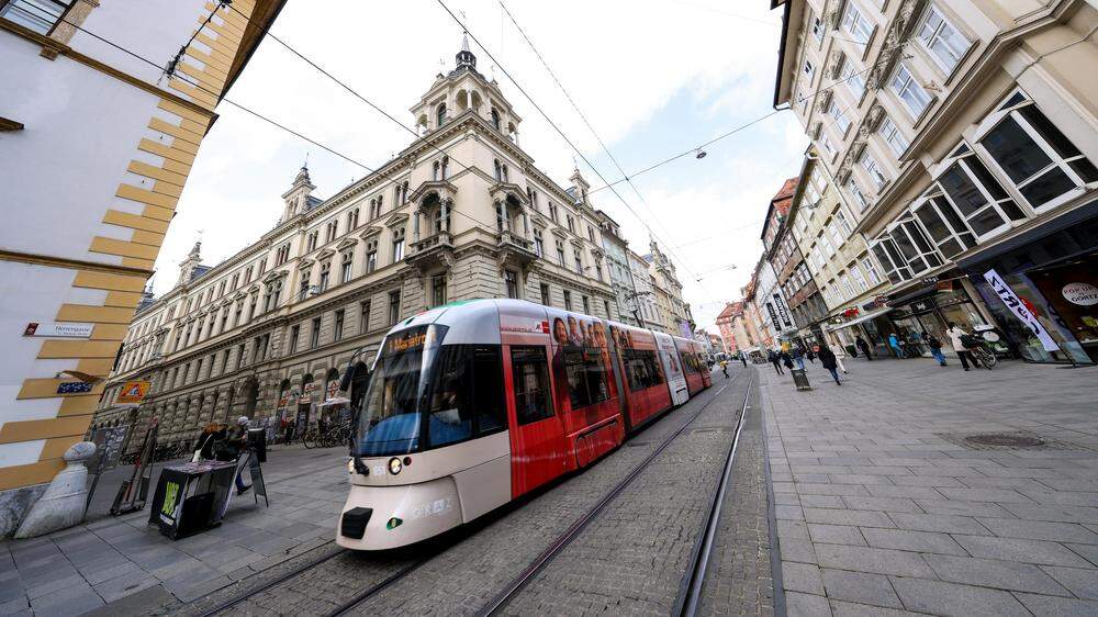 Tram in Graz: Ab 1. Juli soll die Stundenkarte 3,10 Euro kosten 